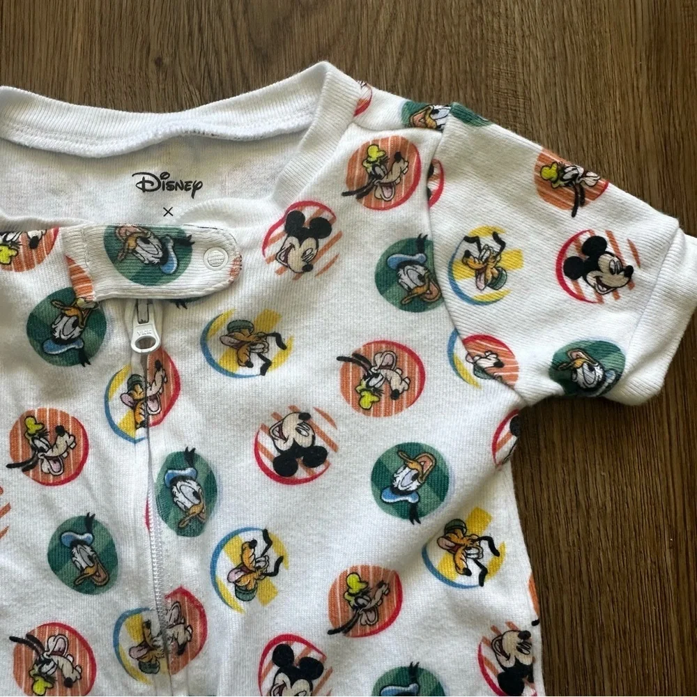 Disney X Janie & Jack Mickey Mouse Goofy Donald Jumpsuit Baby Romper 18-24 Month